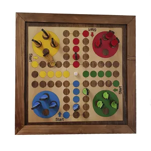 بازی فکری طرح منچ ومار پله مدل D-003