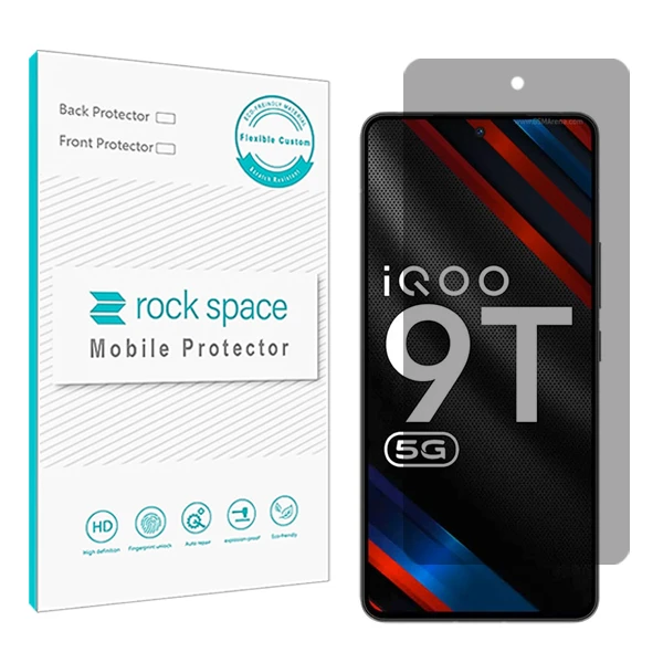 محافظ صفحه نمایش حریم شخصی راک اسپیس کد PRV مناسب برای گوشی موبایل ویوو iQOO 9T