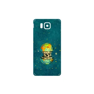 MAHOOT Collage of Earth Face Cover Sticker for Samsung Galaxy Alpha