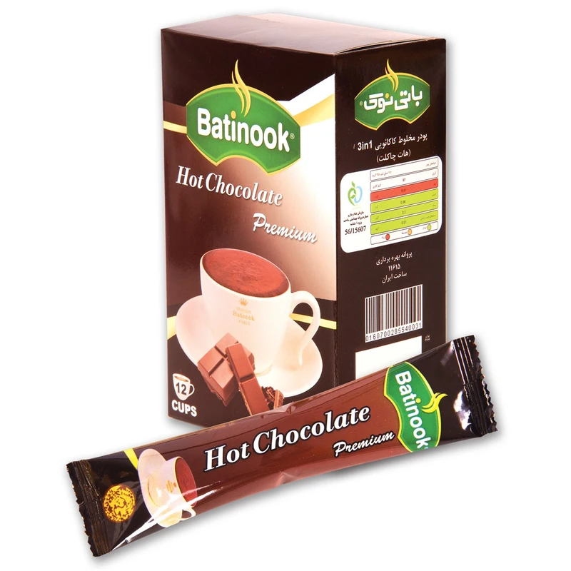هات چاکلت باتی نوک مدل Premium بسته 12 عددی