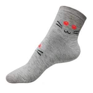 جوراب دخترانه مدل گربه ای کد 03