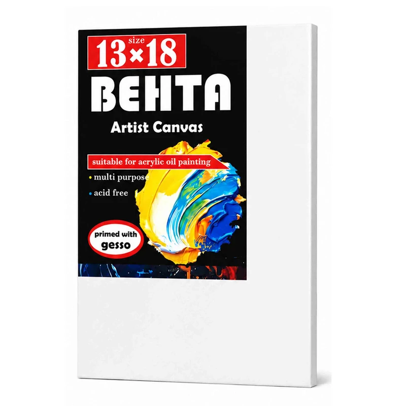 بوم نقاشی مستطیل بهتا مدل B130 سایز 18×13 سانتی‌متر