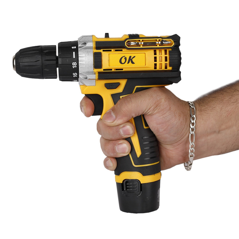 مجموعه 25 عددی پیچ گوشتی شارژی اوکی مدل 001