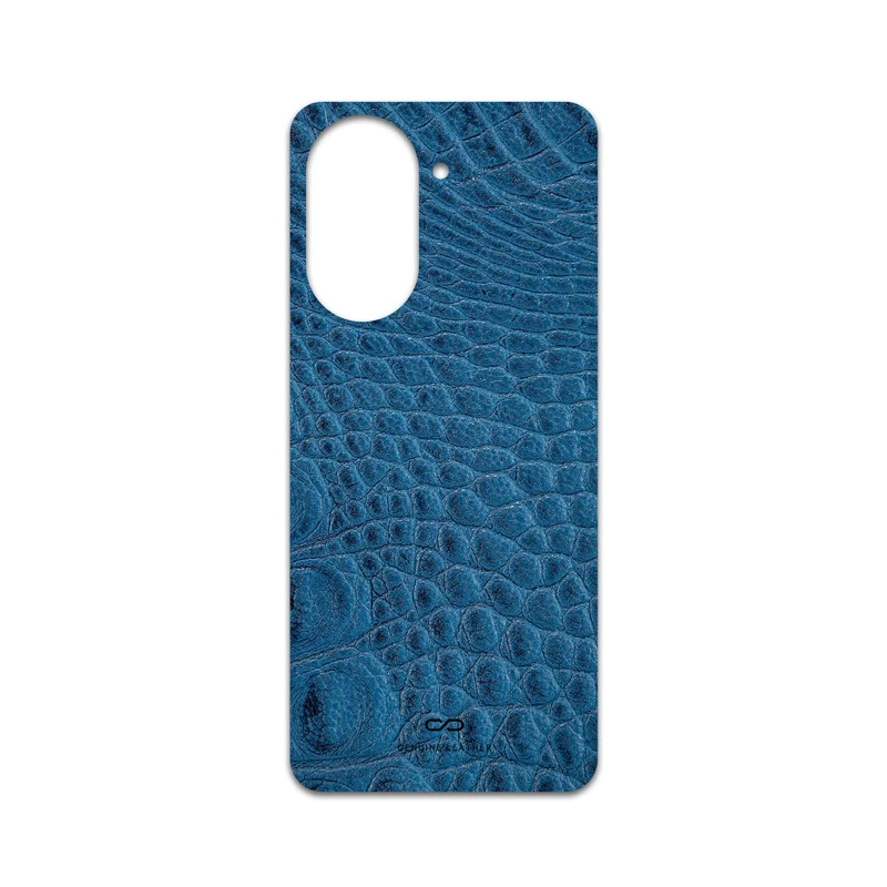 برچسب پوششی ماهوت مدل Blue-Crocodile-Leather مناسب برای گوشی موبایل شیائومی Redmi A5 4G