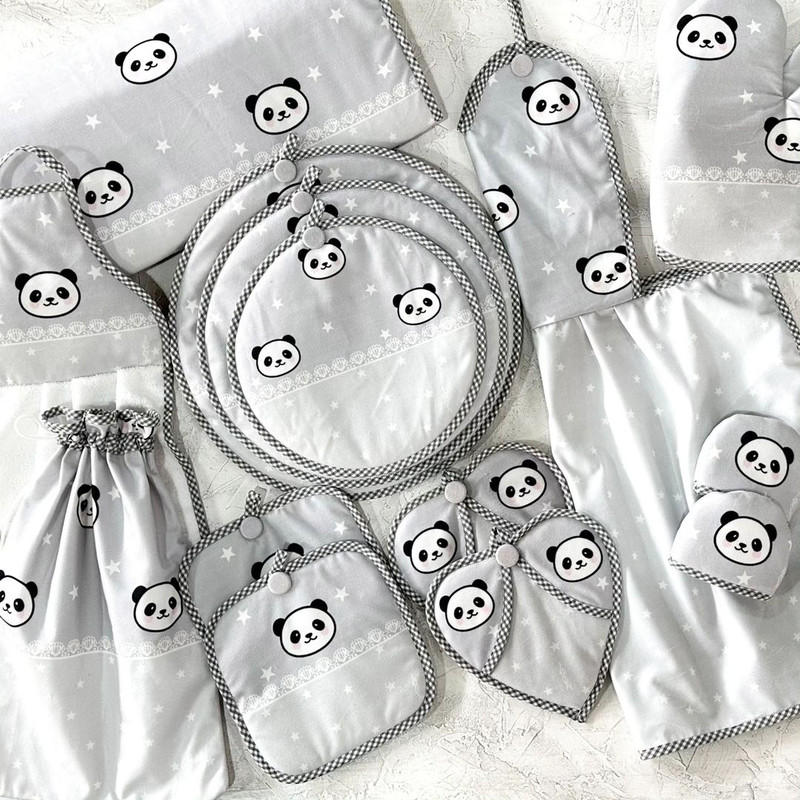 سرویس آشپزخانه 15 پارچه مدل پاندا کد 73