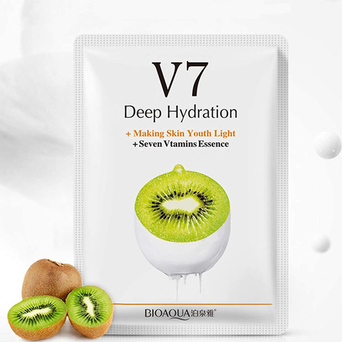ماسک صورت بایو آکوا مدل kiwi وزن 30 گرم بسته 5 عددی ماسک صورت بایو آکوا مدل kiwi وزن 30 گرم بسته 5 عددی