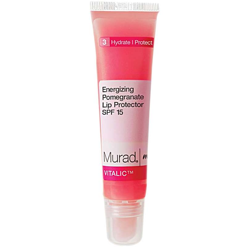 نرم کننده و محافظ لب مورد مدل Energizing pomegranate Spf 15