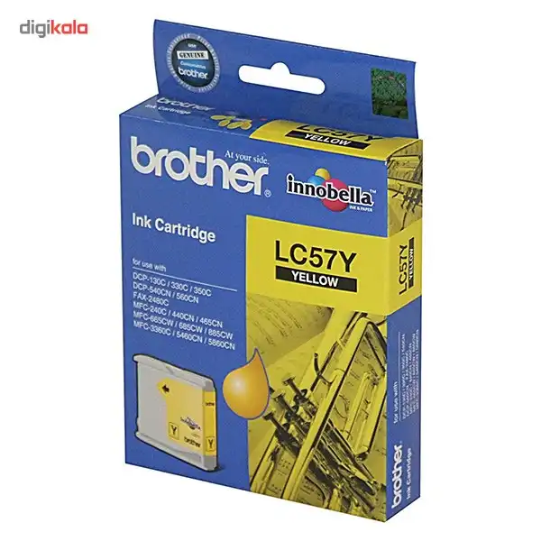 کارتریج پرینتر برادر LC57Y (زرد)