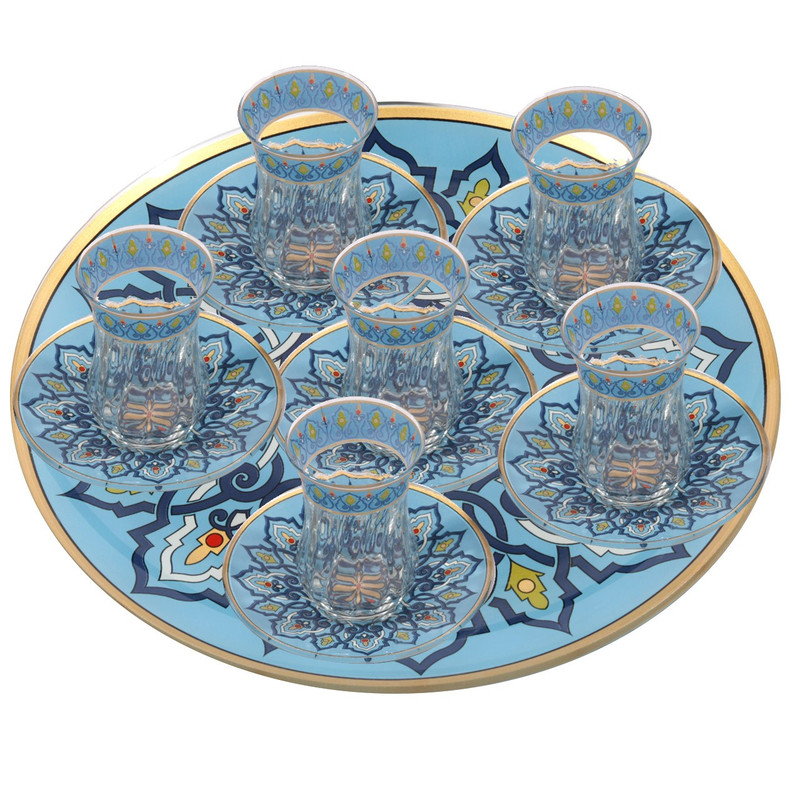 سرویس چای خوری 13 پارچه لاکچری مدل 106