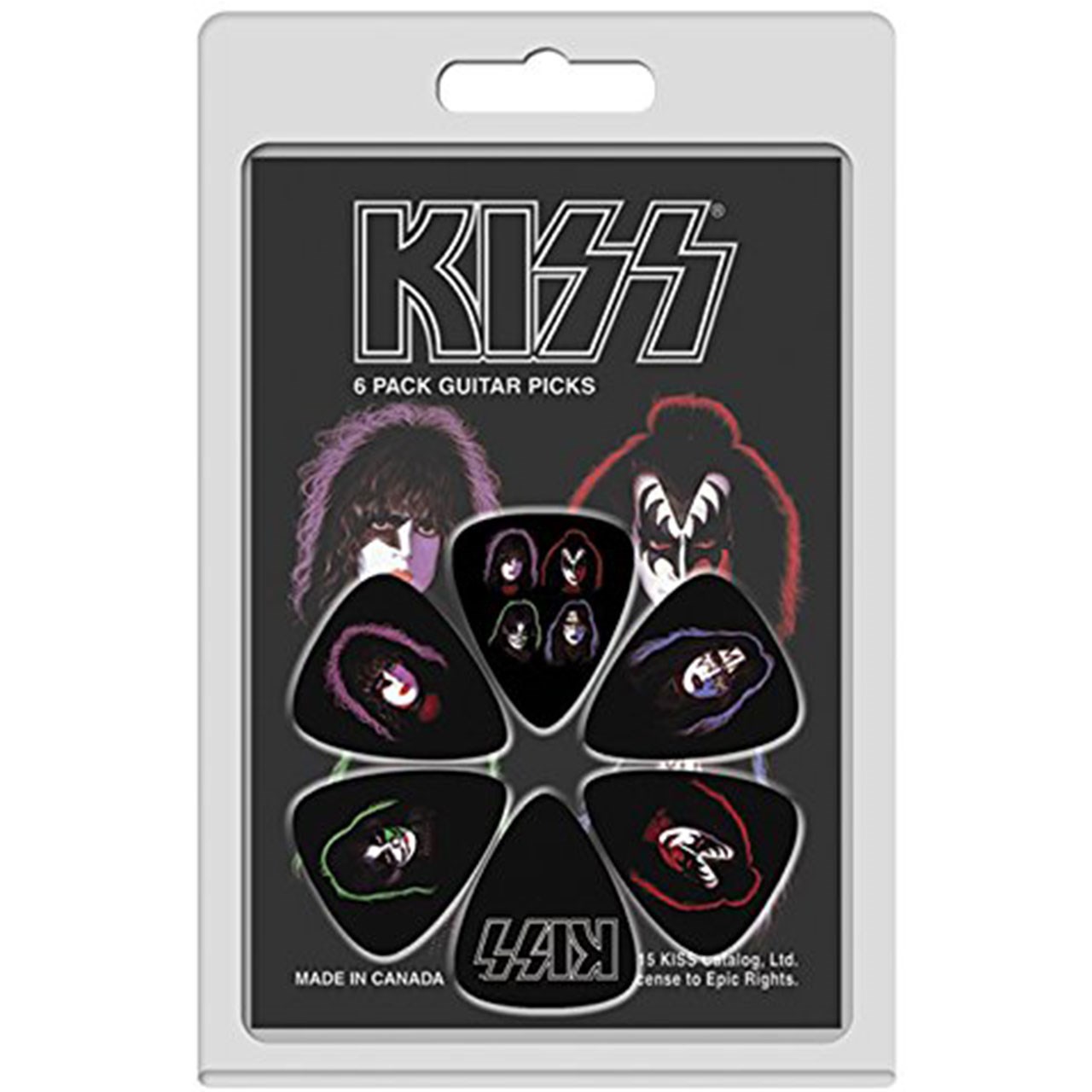 پیک گیتار پریس مدل Kiss بسته 6 عددی
