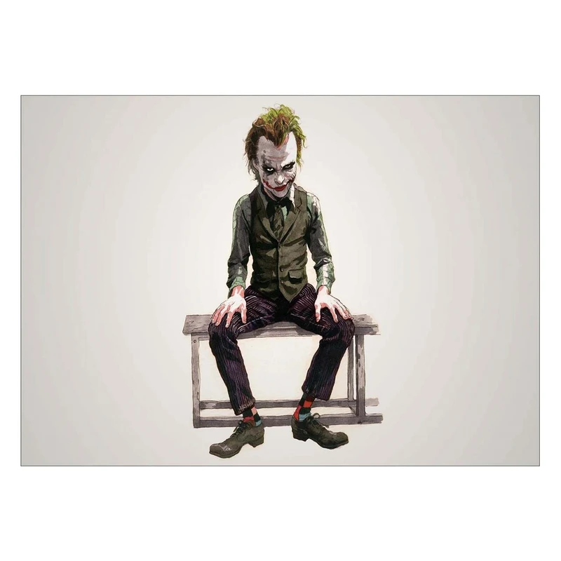 تابلو شاسی ونسونی طرح Joker Bench سایز 40 × 30