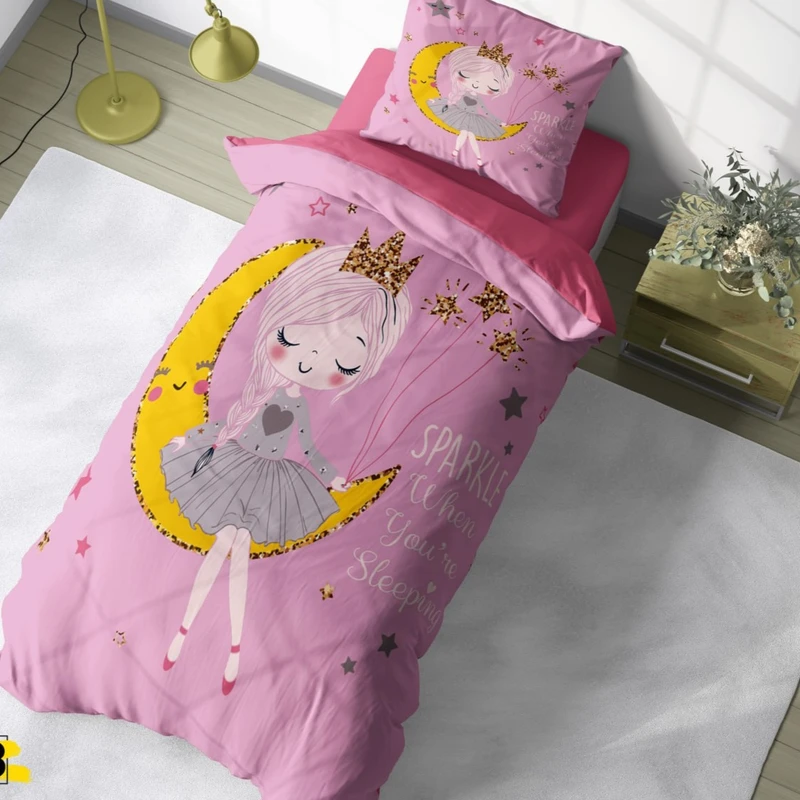 سرویس خواب تک نفره 4 تکه مدل دخترانه کد ۱۷۷۵