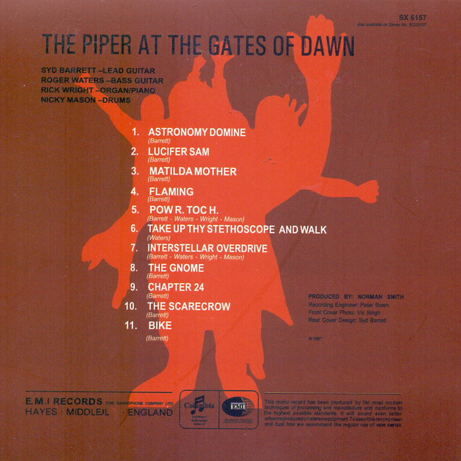 آلبوم موسیقی THE PIPER AT THE GATES OF DAWN اثر جمعی از خوانندگان آلبوم موسیقی THE PIPER AT THE GATES OF DAWN اثر جمعی از خوانندگان