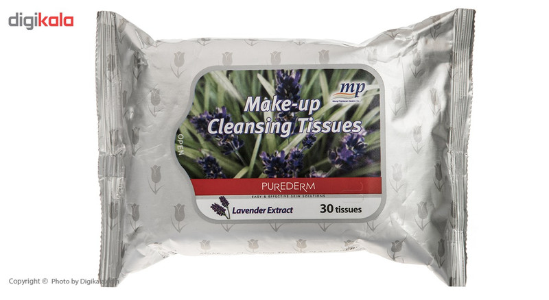 دستمال مرطوب پیوردرم مدل Aloe Vera Extract بسته 30 عددی