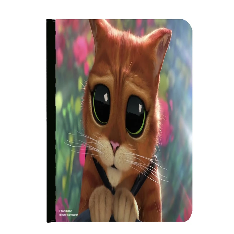 کلاسور هومرو مدل KL2411 طرح انیمیشن گربه چکمه پوش