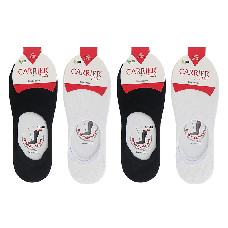 جوراب کالج زنانه کرییر مدل carm  مجموعه 4 عددی