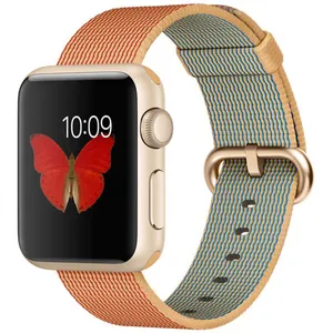 ساعت هوشمند اپل واچ اسپرت مدل 38mm Aluminum Case With Gold Woven Nylon
