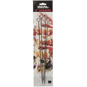 سیخ استیل جوجه زیل مدل M237 بسته 4 عددی