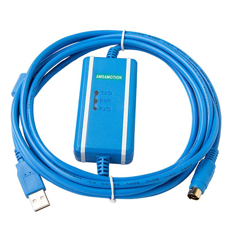 کابل پروگرام آمساموشن مدل Mitsubishi PLC کد USB-QC30R2 کابل پروگرام آمساموشن مدل Mitsubishi PLC کد USB-QC30R2