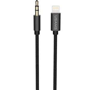 کابل تبدیل لایتنینگ به AUX یوسمز مدل US-SJ103 طول 1.2 متر