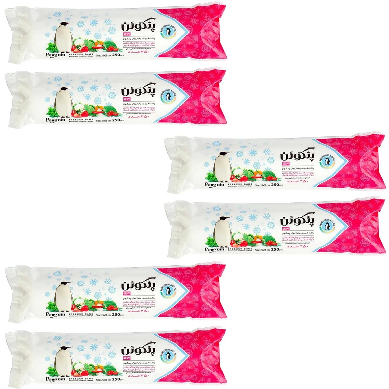 کیسه فریزر پنگوئن مدل Pingo2 شش بسته 250 عددی