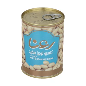 کنسرو لوبیا سفید رعنا - 390 گرم