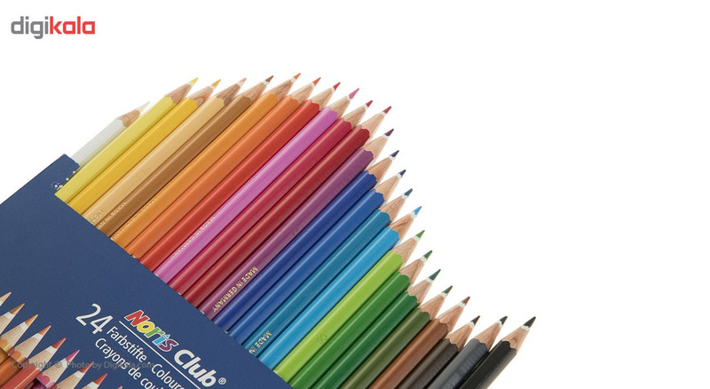 مداد رنگی 24 رنگ استدلر مدل Noris Club