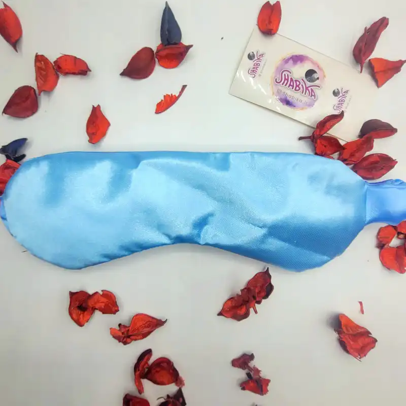 کلاه زنانه مدل ساتن به همراه چشم بند و کش مو