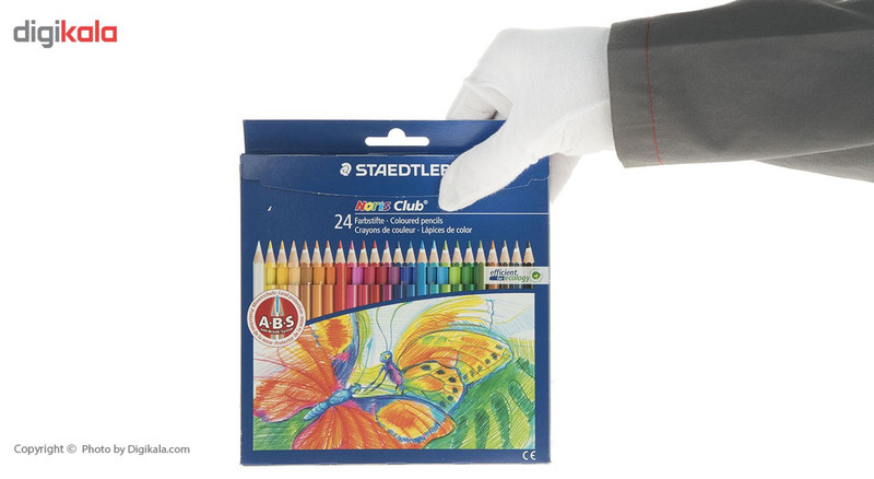 مداد رنگی 24 رنگ استدلر مدل Noris Club
