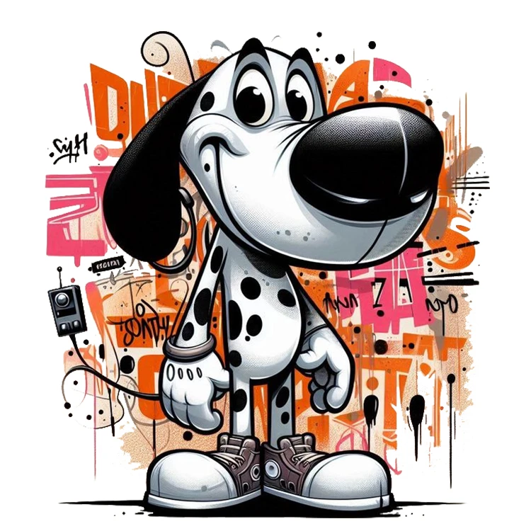 استیکر پارچه و لباس پاد آفرین مدل کارتونی کد S567