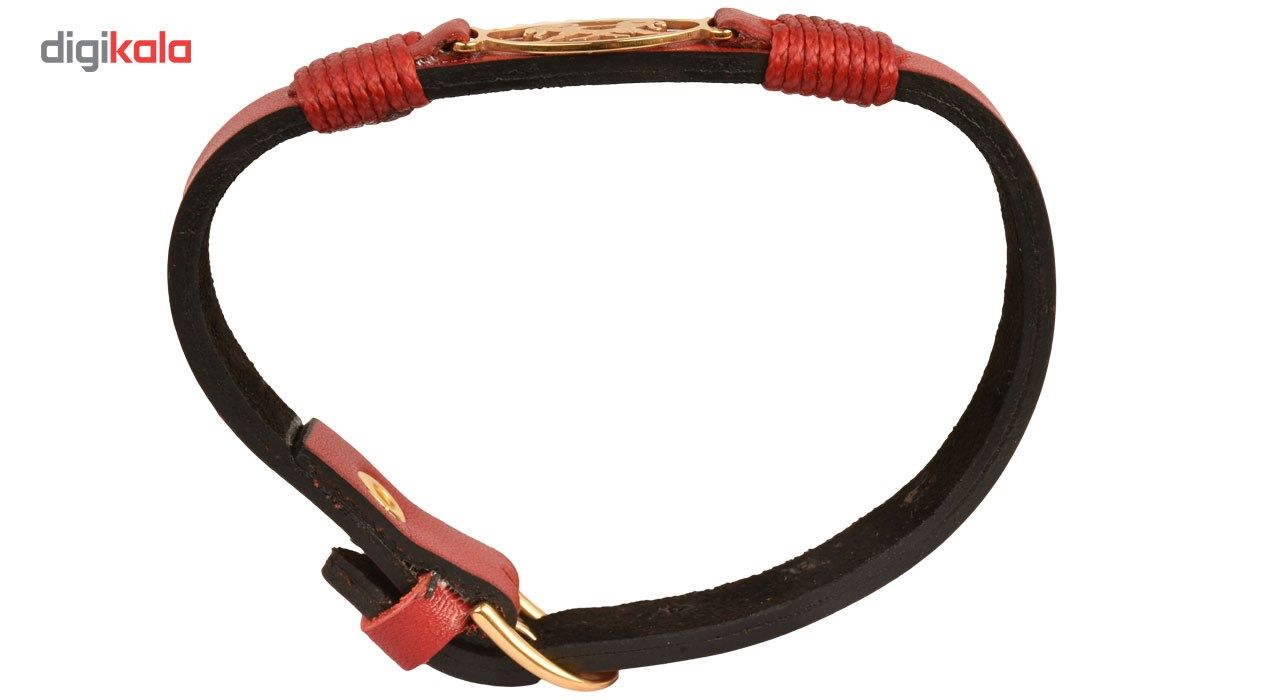 دستبند زنانه کهن چرم طرح تولد خرداد مدل BR44-2 -  - 5