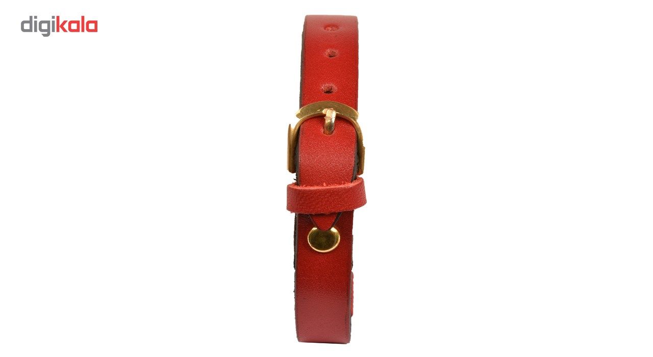 دستبند زنانه کهن چرم طرح تولد خرداد مدل BR44-2 -  - 10