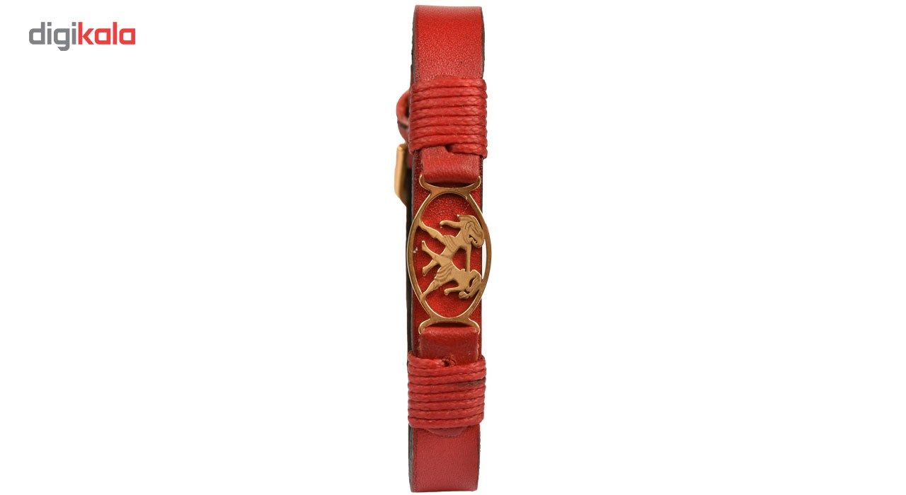 دستبند زنانه کهن چرم طرح تولد خرداد مدل BR44-2 -  - 11
