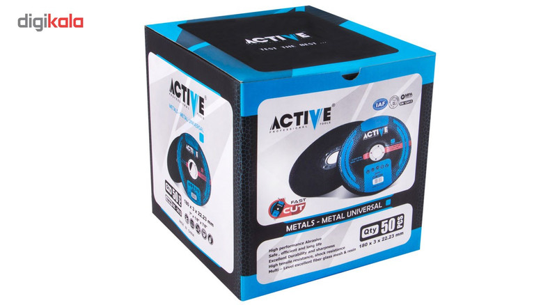 مجموعه 2 عددی صفحه سنگ برش آهن اکتیو تولز مدل AC5013