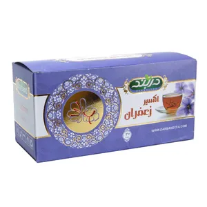 بسته 20 عددی دمنوش گیاهی اکسیر زعفران دربند مدل Saffron Elixir