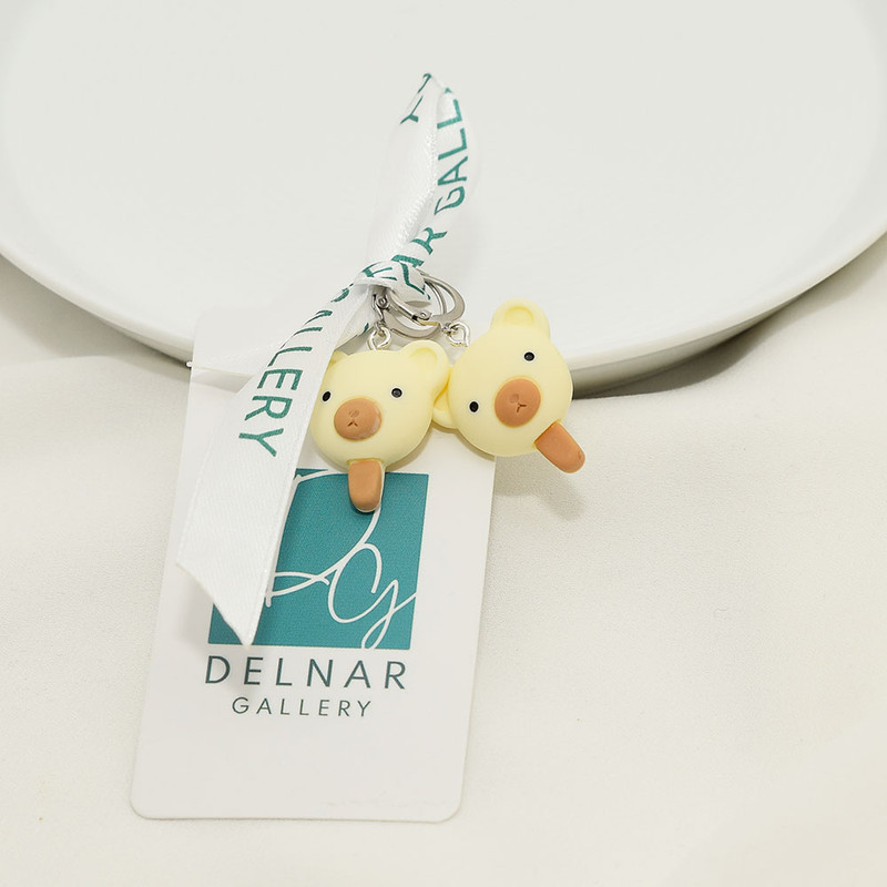 گوشواره دخترانه دلنار گالری مدل خرس تدی گوشواره دخترانه دلنار گالری مدل خرس تدی