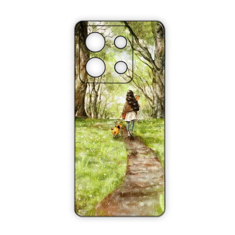 کاور مدل دخترانه کد 242 مناسب برای گوشی موبایل شیائومی Redmi Note 13 Pro 4G / Poco M6 Pro 4G