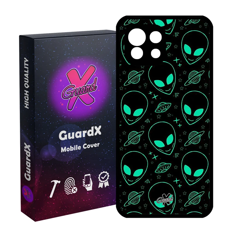 کاور گارد ایکس طرح Alien مدل Glass10200 مناسب برای گوشی موبایل شیائومی Mi 11 Lite