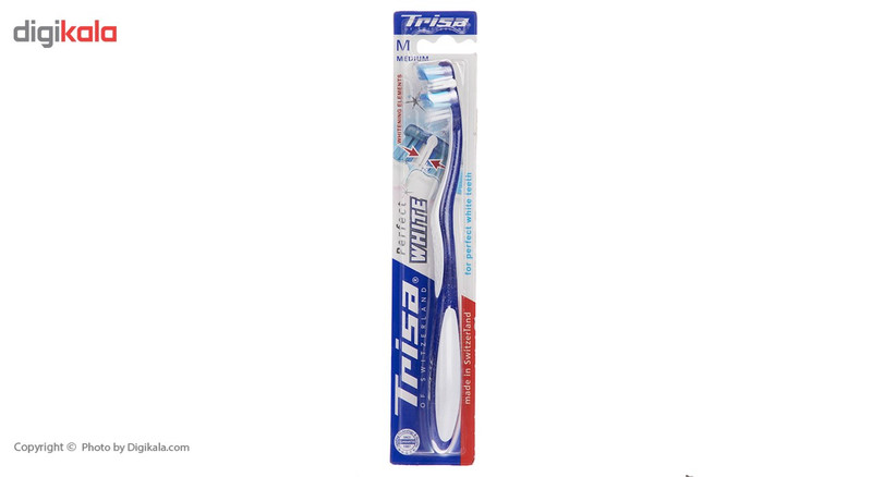 مسواک تریزا مدل Perfect White با برس متوسط مسواک تریزا مدل Perfect White با برس متوسط