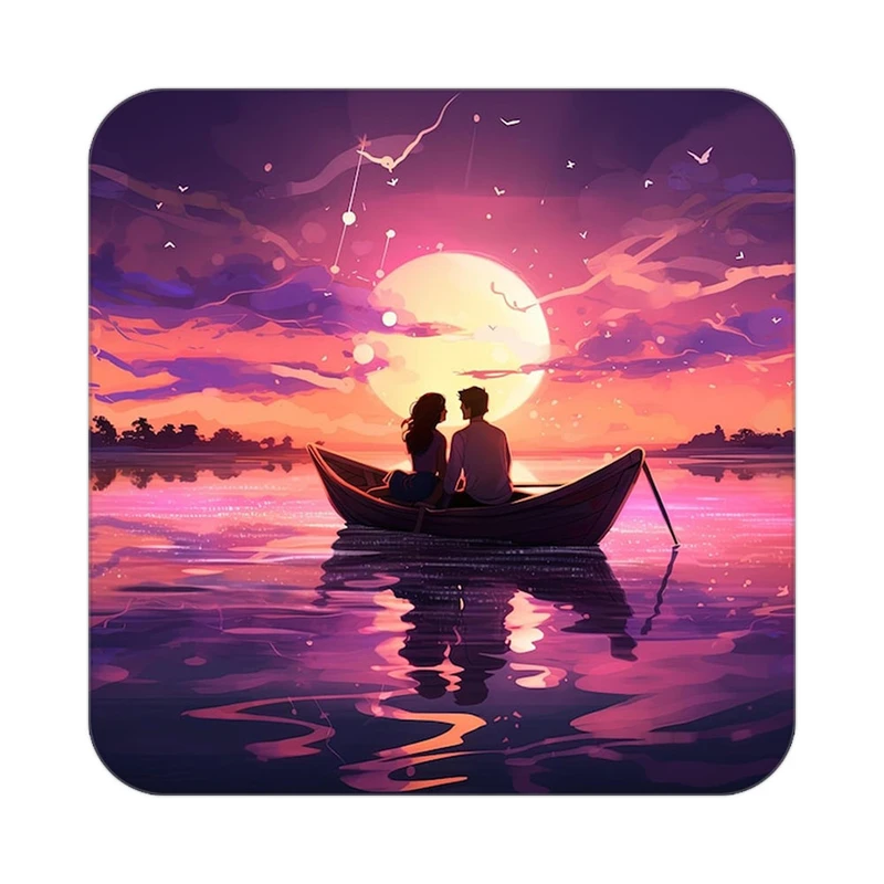 زیر لیوانی کاکتی مدل عاشقانه کد mp10715