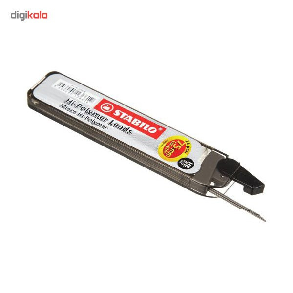 نوک مداد نوکی 0.5 میلی متری استابیلو مدل Hi-Polymer بسته 2 عددی