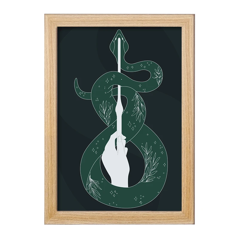 تابلو خندالو مدل هری پاتر خانه اسلیترین کد 24928