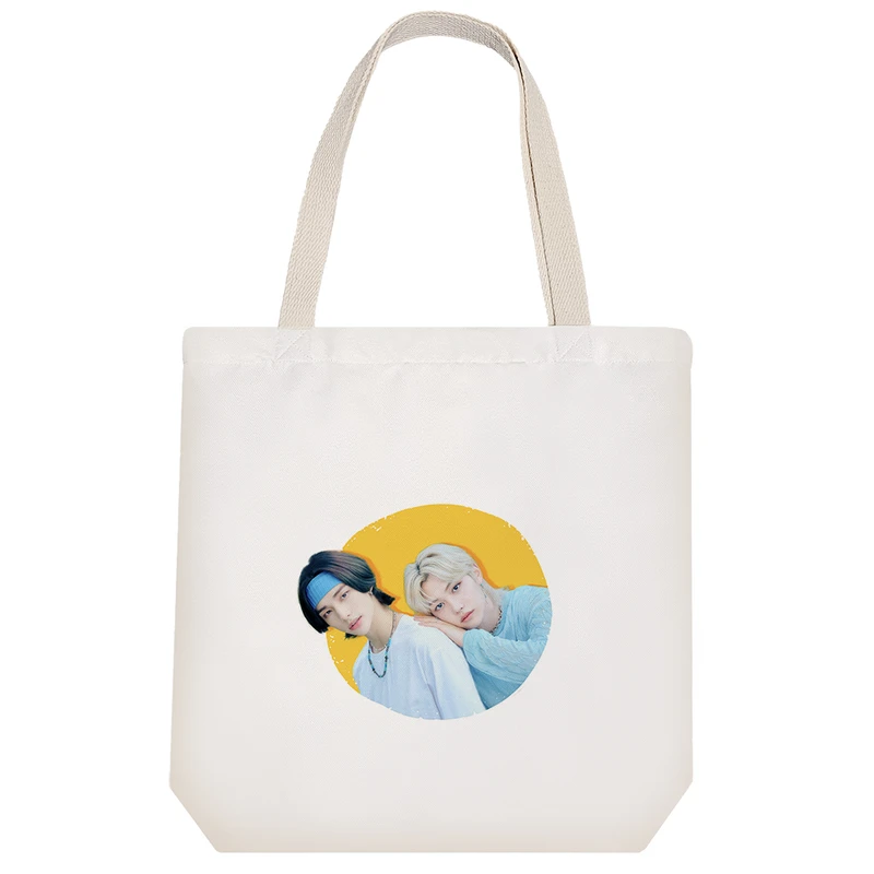 ساک خرید خندالو مدل هیونجین و فلیکس گروه موسیقی استری کیدز Stray Kids کد 1369