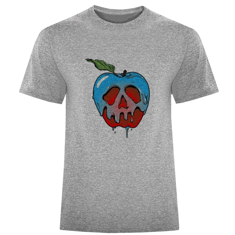 تیشرت آستین کوتاه مردانه طرح سیب کد W159