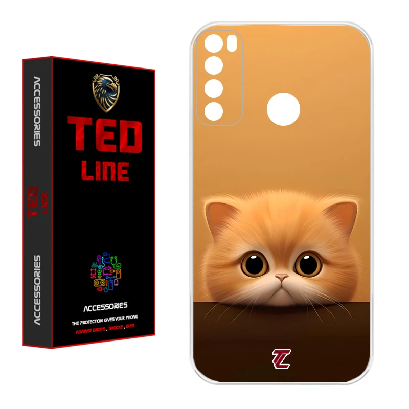 کاور تدلاین طرح گربه کد 1174 مناسب برای گوشی موبایل شیائومی Redmi Note 8