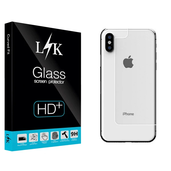 محافظ گلس پشت گوشی ال کی مدل +LITE مناسب برای آیفون X/Xs