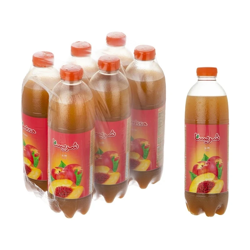 نوشیدنی هلو شریسا - 750 میلی لیتر بسته 6 عددی
