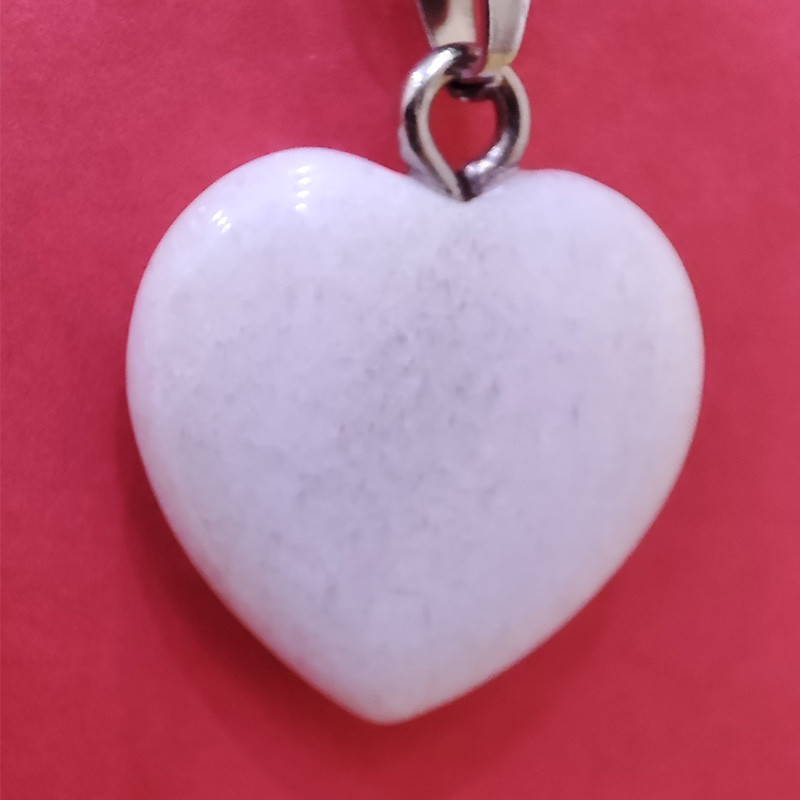 گردنبند دخترانه مدل اوپال قلبی گردنبند دخترانه مدل اوپال قلبی