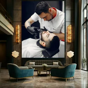 پوستر دیواری طرح آرایشگاه مردانه کد AR304274