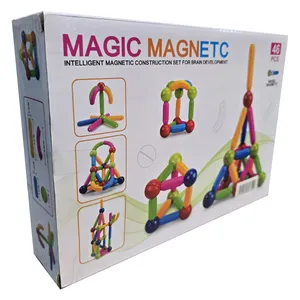 ساختنی 46 تکه مدل مگنتی طرح MAGIC MAGNETC کد FK9603